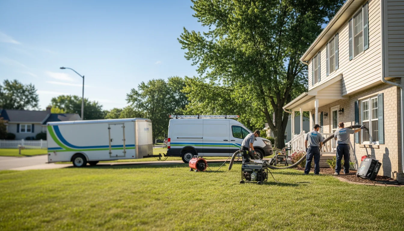 Flooded Basement Restoration And Cleanup With Repair in Windom, KS near me